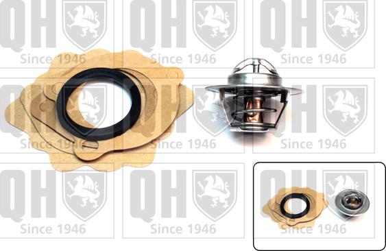 Quinton Hazell QTH107K - Термостат охлаждающей жидкости / корпус autospares.lv