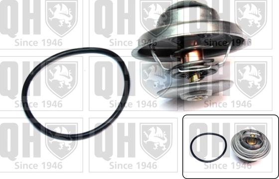 Quinton Hazell QTH138K - Термостат охлаждающей жидкости / корпус autospares.lv