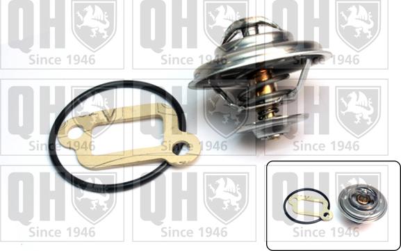 Quinton Hazell QTH132K - Термостат охлаждающей жидкости / корпус autospares.lv