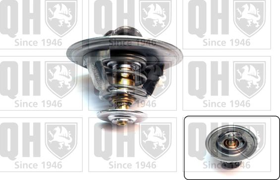 Quinton Hazell QTH125 - Термостат охлаждающей жидкости / корпус autospares.lv