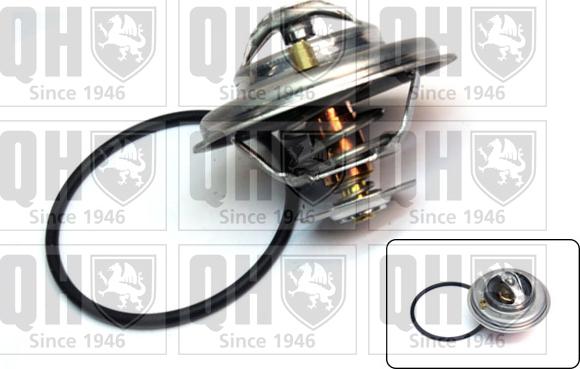 Quinton Hazell QTH393K - Термостат охлаждающей жидкости / корпус autospares.lv