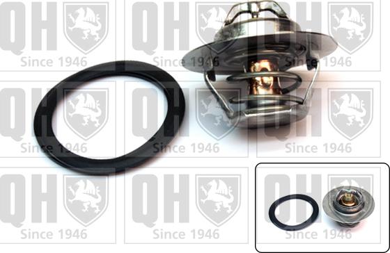 Quinton Hazell QTH242K - Термостат охлаждающей жидкости / корпус autospares.lv