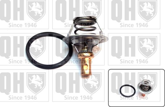 Quinton Hazell QTH267K - Термостат охлаждающей жидкости / корпус autospares.lv