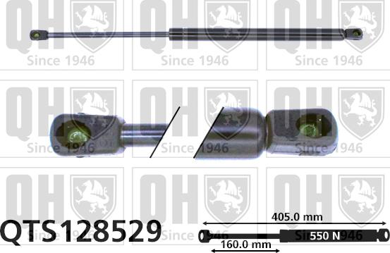 Quinton Hazell QTS128529 - Газовая пружина, упор autospares.lv