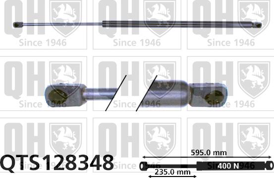 Quinton Hazell QTS128348 - Газовая пружина, упор autospares.lv