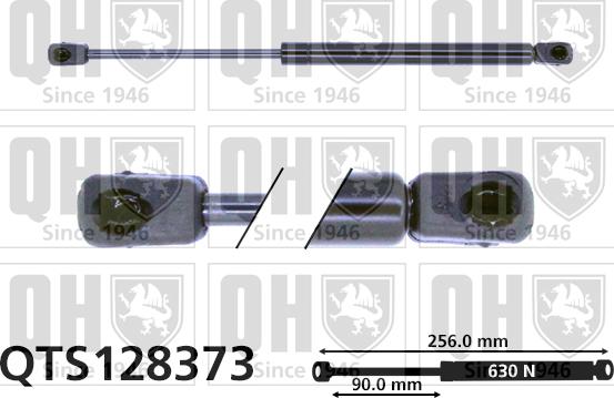 Quinton Hazell QTS128373 - Газовая пружина, упор autospares.lv