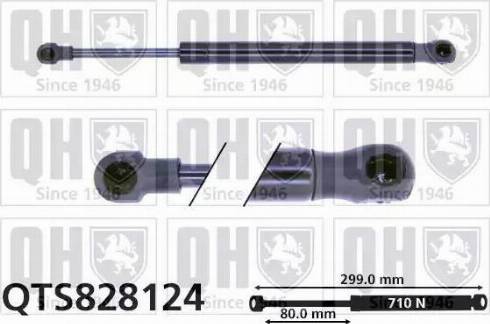 FPS FP 9544 535 - Газовая пружина, упор autospares.lv