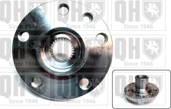 Quinton Hazell QWH140 - Ступица колеса, поворотный кулак autospares.lv