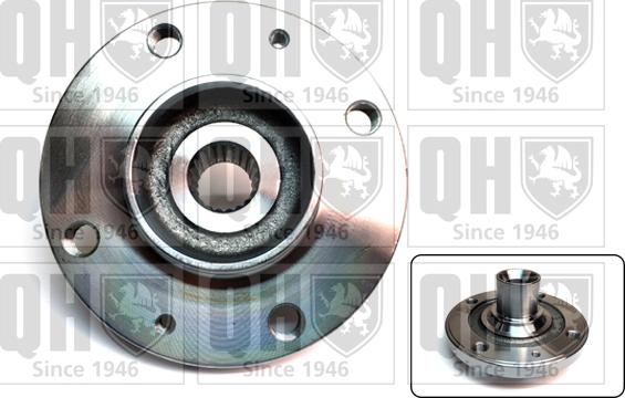 Quinton Hazell QWH161 - Ступица колеса, поворотный кулак autospares.lv