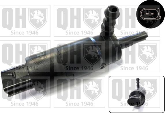 Quinton Hazell QWP040 - Водяной насос, система очистки фар autospares.lv