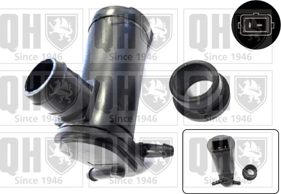 Quinton Hazell QWP010 - Водяной насос, система очистки окон autospares.lv