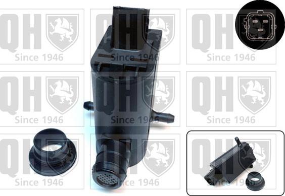 Quinton Hazell QWP087 - Водяной насос, система очистки окон autospares.lv