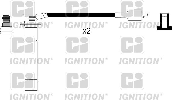Quinton Hazell XC998 - Комплект проводов зажигания autospares.lv