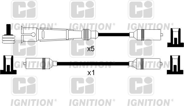 Quinton Hazell XC953 - Комплект проводов зажигания autospares.lv