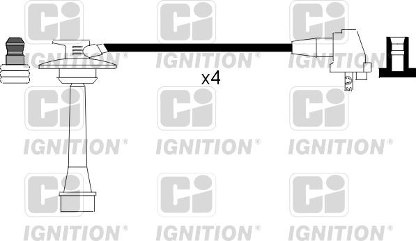 Quinton Hazell XC952 - Комплект проводов зажигания autospares.lv