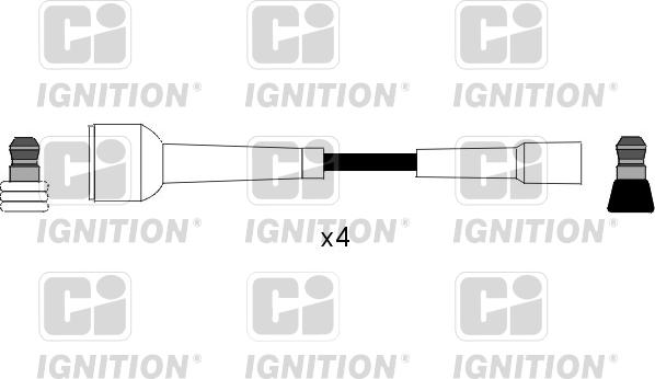 Quinton Hazell XC968 - Комплект проводов зажигания autospares.lv