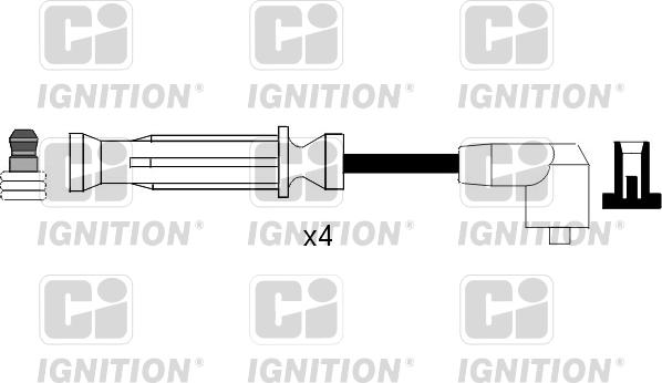 Quinton Hazell XC978 - Комплект проводов зажигания autospares.lv