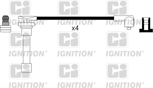 Quinton Hazell XC665 - Комплект проводов зажигания autospares.lv