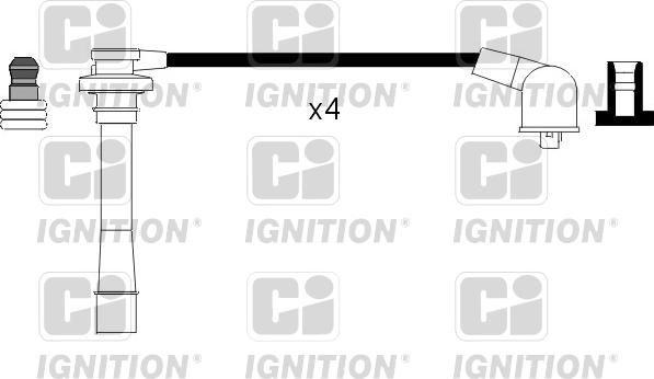 Quinton Hazell XC661 - Комплект проводов зажигания autospares.lv