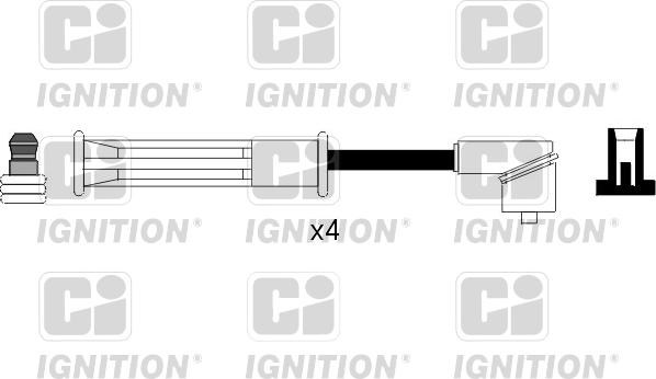 Quinton Hazell XC1090 - Комплект проводов зажигания autospares.lv