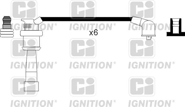 Quinton Hazell XC1076 - Комплект проводов зажигания autospares.lv