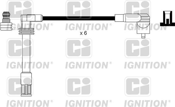 Quinton Hazell XC1122 - Комплект проводов зажигания autospares.lv