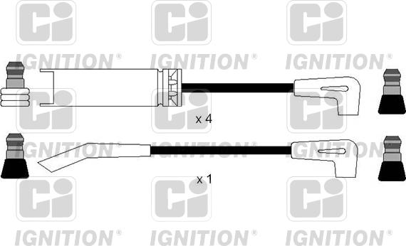 Quinton Hazell XC1127 - Комплект проводов зажигания autospares.lv