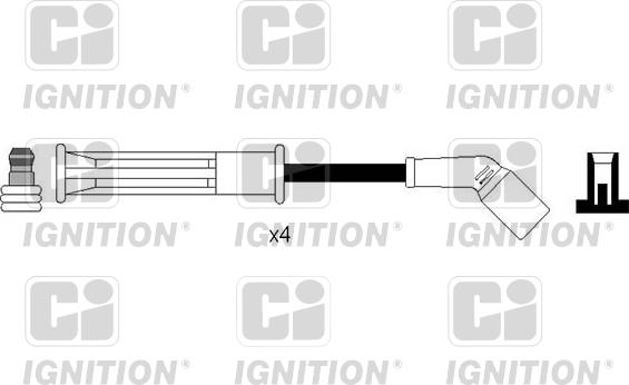 Quinton Hazell XC1234 - Комплект проводов зажигания autospares.lv