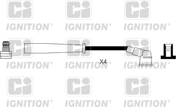 Quinton Hazell XC1232 - Комплект проводов зажигания autospares.lv