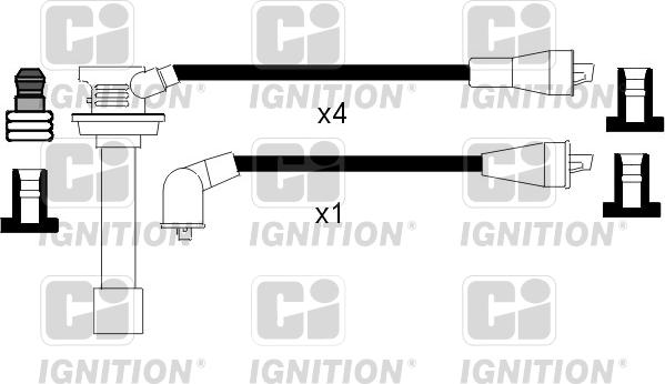 Quinton Hazell XC896 - Комплект проводов зажигания autospares.lv