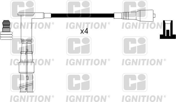 Quinton Hazell XC858 - Комплект проводов зажигания autospares.lv