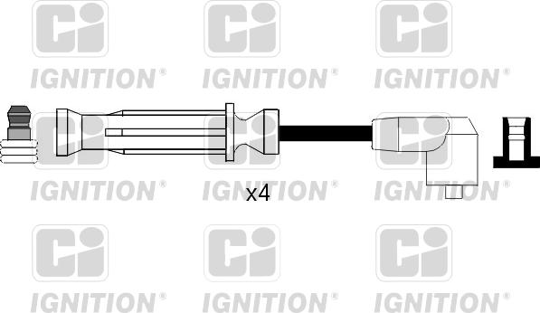 Quinton Hazell XC299 - Комплект проводов зажигания autospares.lv