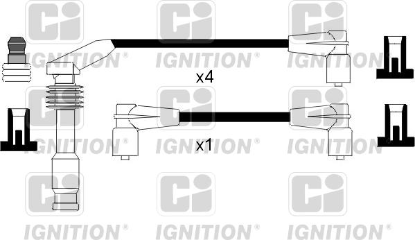 Quinton Hazell XC761 - Комплект проводов зажигания autospares.lv