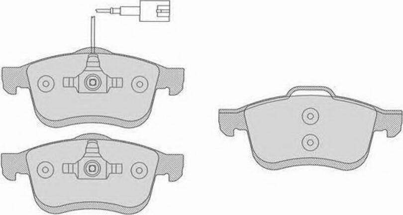 Raicam 9430 - Тормозные колодки, дисковые, комплект autospares.lv