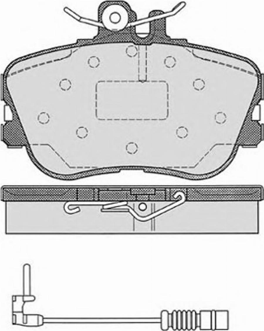 Raicam 4821 - Тормозные колодки, дисковые, комплект autospares.lv