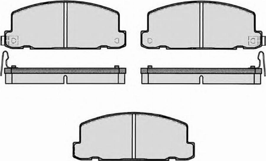 Raicam 433.0 - Тормозные колодки, дисковые, комплект autospares.lv