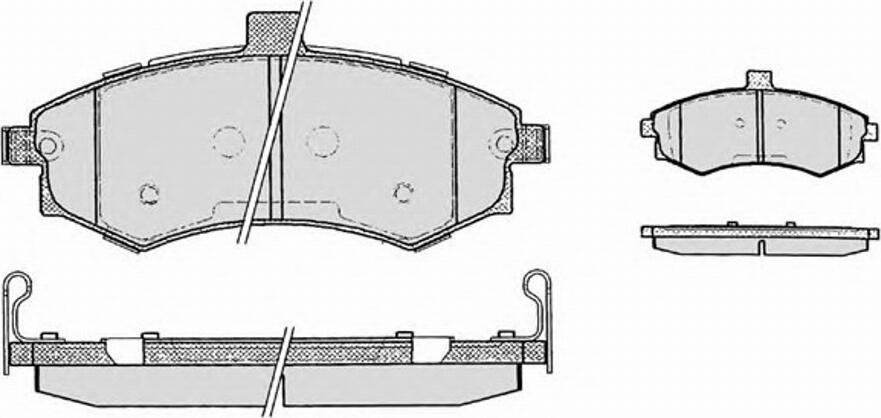 Raicam 503.0 - Тормозные колодки, дисковые, комплект autospares.lv