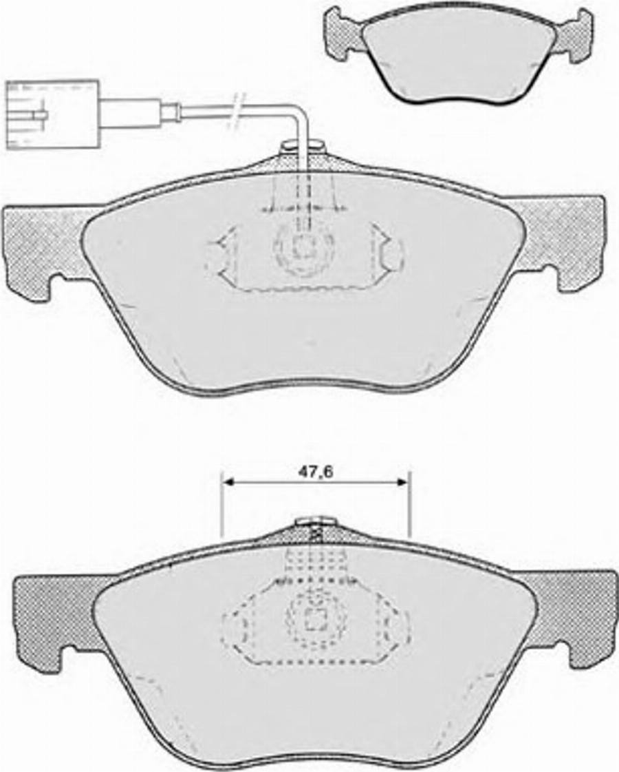 Raicam 615.2 - Тормозные колодки, дисковые, комплект autospares.lv