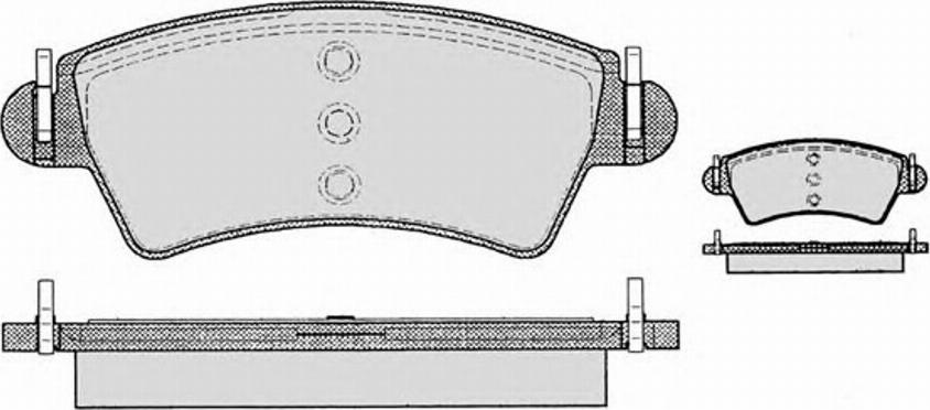 Raicam 6861 - Тормозные колодки, дисковые, комплект autospares.lv