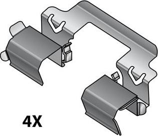 Raicam 12079656 - Комплектующие для колодок дискового тормоза autospares.lv