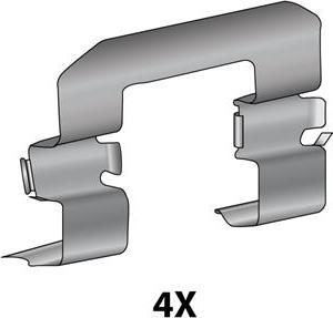 Raicam 12079672 - Комплектующие для колодок дискового тормоза autospares.lv