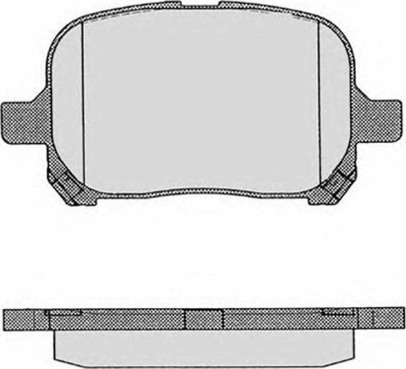 Raicam 8110 - Тормозные колодки, дисковые, комплект autospares.lv