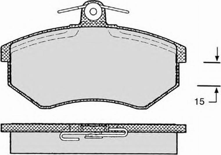 Raicam 8130 - Тормозные колодки, дисковые, комплект autospares.lv