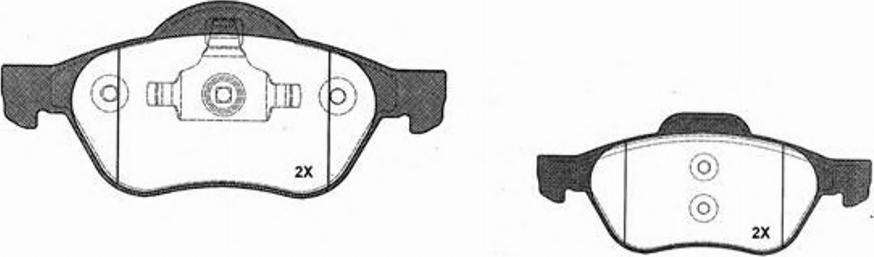 Raicam 8230 - Тормозные колодки, дисковые, комплект autospares.lv