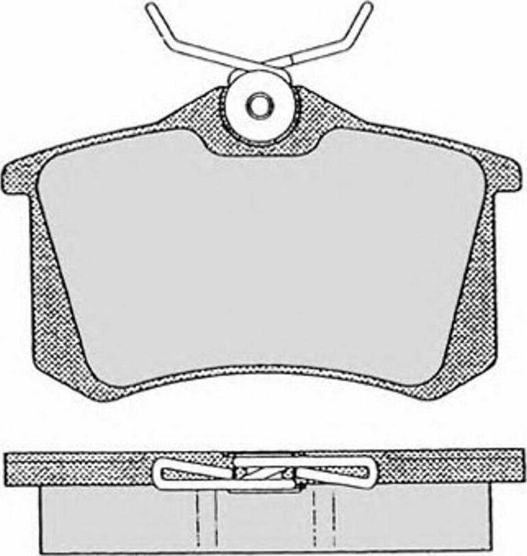 Raicam 348.4 - Тормозные колодки, дисковые, комплект autospares.lv