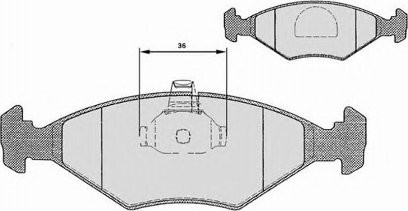 Raicam 331.8 - Тормозные колодки, дисковые, комплект autospares.lv