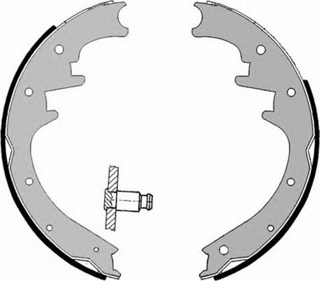 Raicam 2756 - Комплект тормозных колодок, барабанные autospares.lv