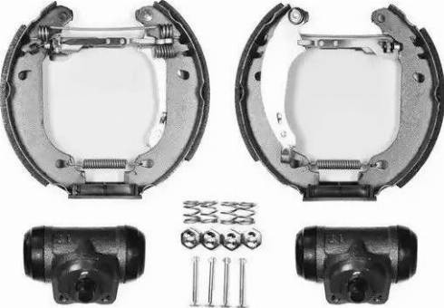 Raicam 7430RP - Комплект тормозных колодок, барабанные autospares.lv