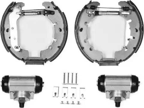 Raicam 7509RP - Комплект тормозных колодок, барабанные autospares.lv