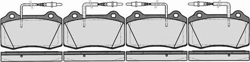 Raicam 7521 - Тормозные колодки, дисковые, комплект autospares.lv